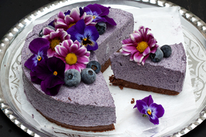 10 minuutin mustikkajuustokakku