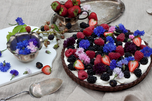 Karhunvadelma-tuorejuustopiiras