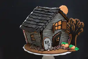 Halloween piparkakkutalo