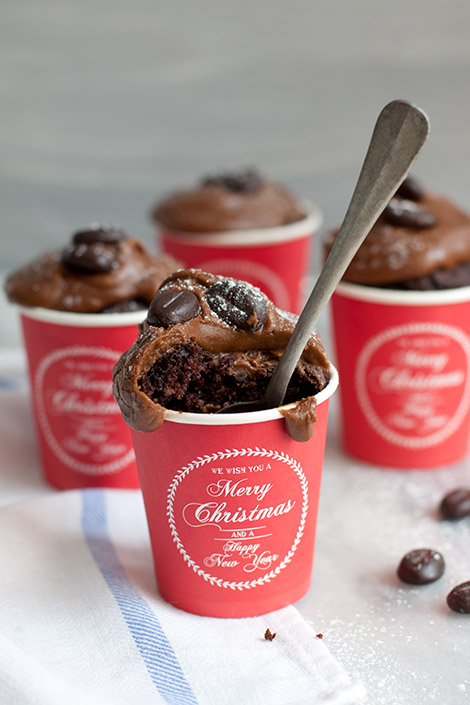 Helpot mokkakuppikakut