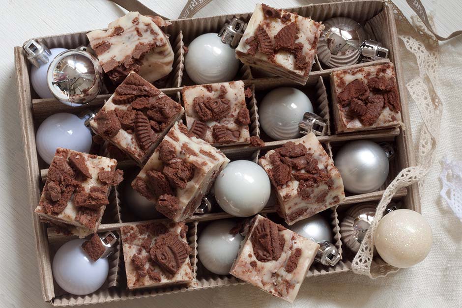 Cookies ’n’ cream fudge