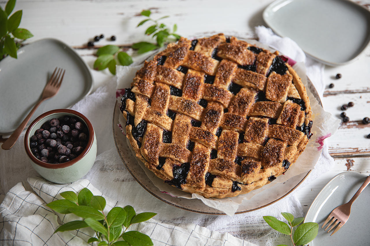 Amerikkalainen mustikkapiirakka