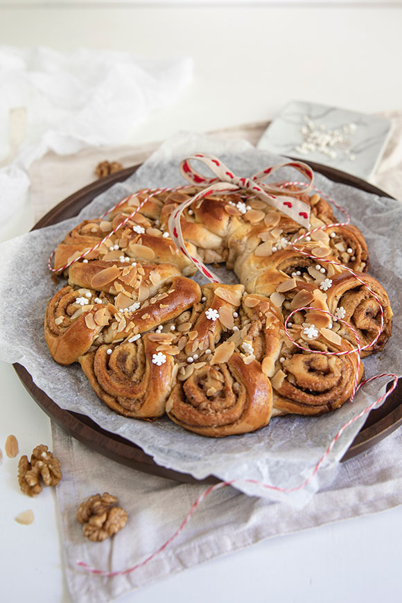 Kaneli-pähkinäkranssi