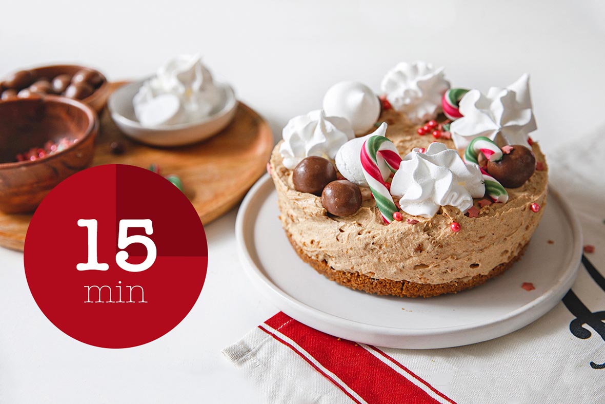 15 minuutin piparjuustokakku