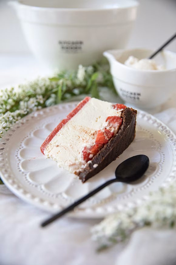 mansikka-vaniljakakku