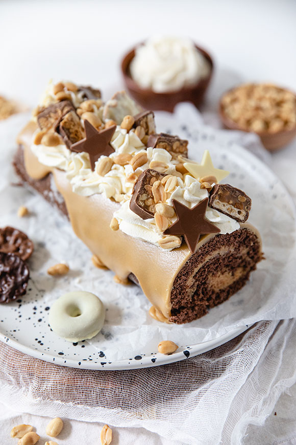 Snickers-kääretorttu