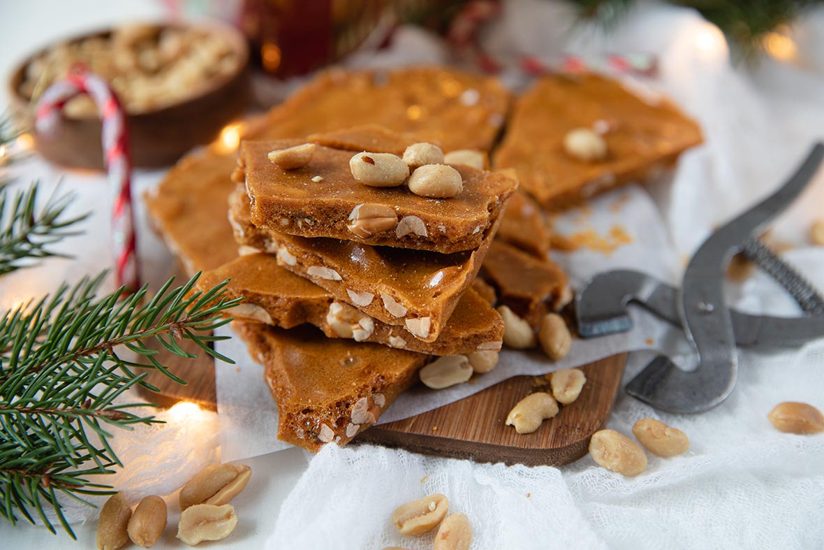 Peanut brittle