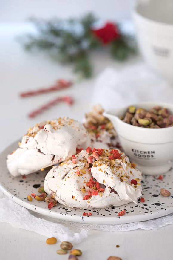 pistaasi-vadelmamarengit