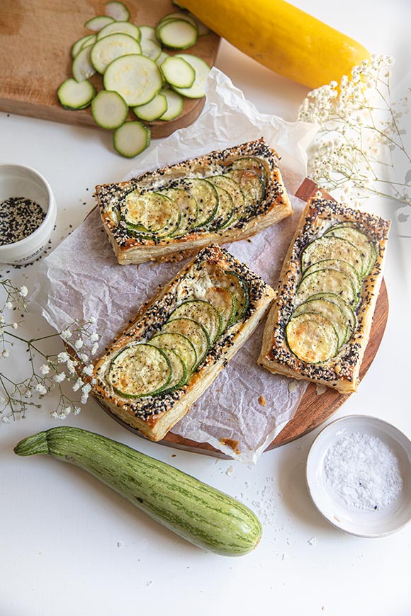 Helpot kesäkurpitsapiiraat