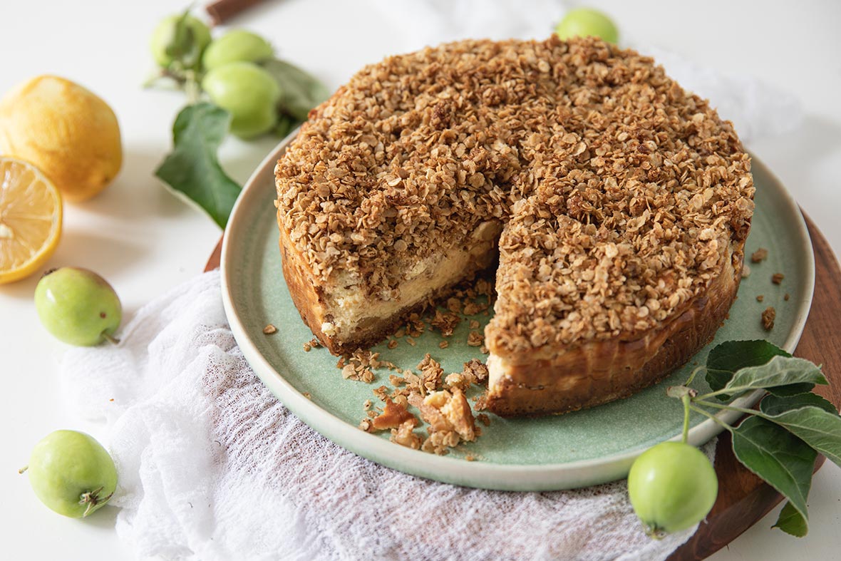 Omenahyvejuustokakku