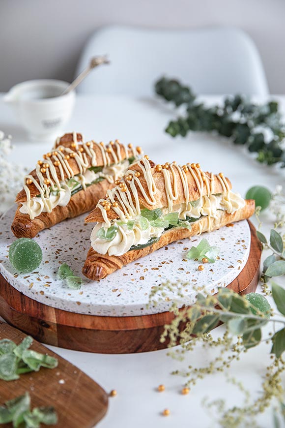 Vihreä kuula -croissantit