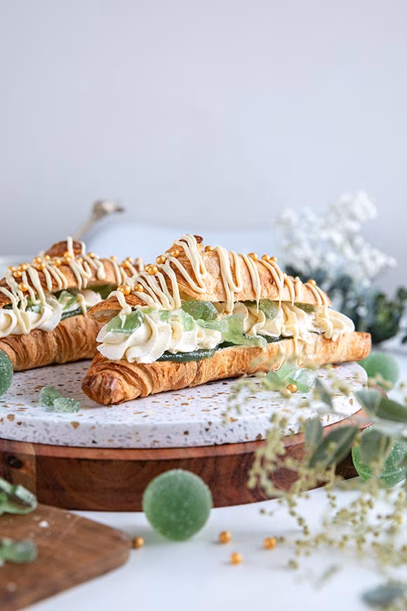 Vihreä kuula -croissantit