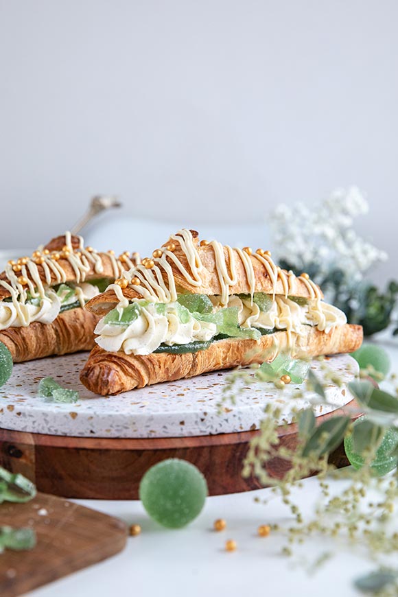 Vihreä kuula -croissantit