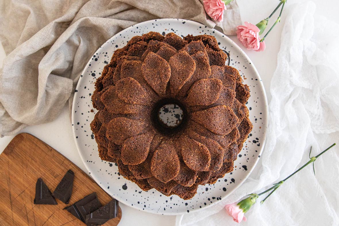 Suklaa-banaanikahvikakku