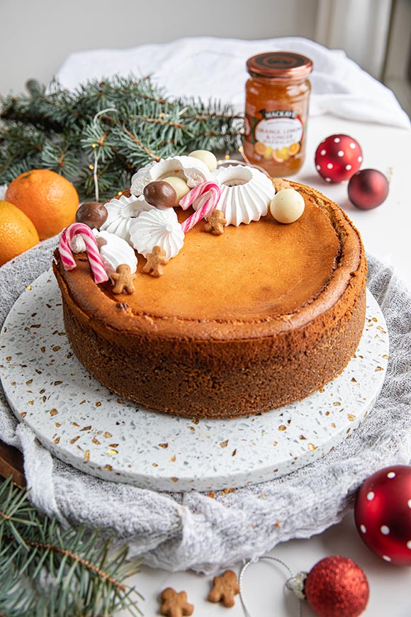 Appelsiinimarmeladi-juustokakku