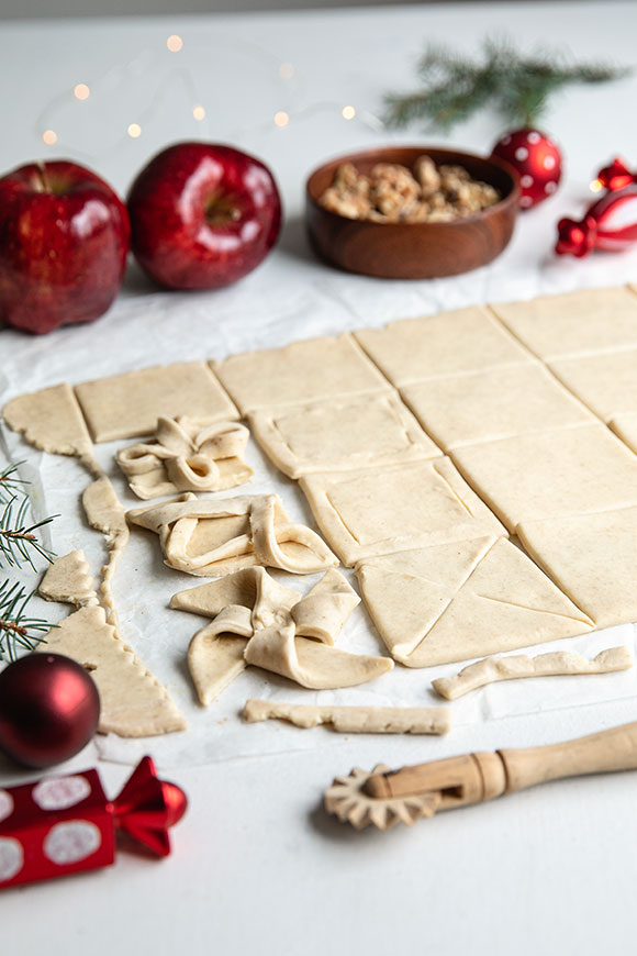 Rahkavoitaikina ja erilaiset joulutortut