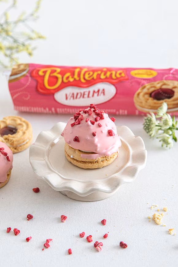 vadelma-ballerinasuukko