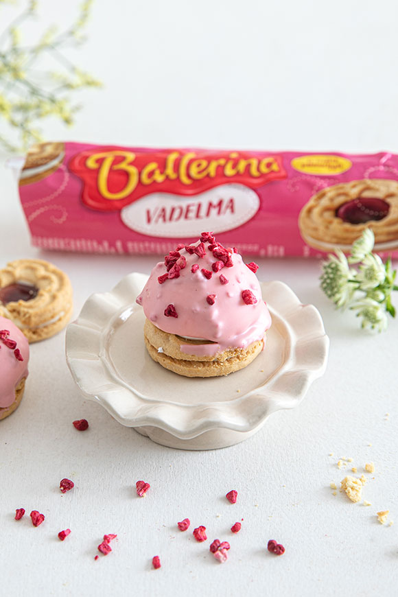 vadelma-ballerinasuukko