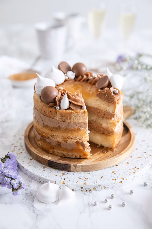 päärynä-suklaakakku