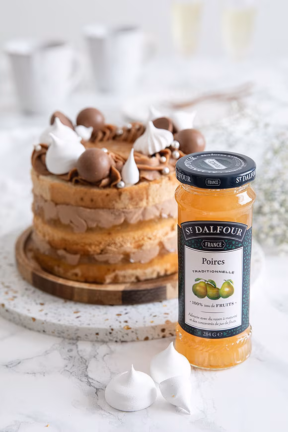 päärynä-suklaakakku