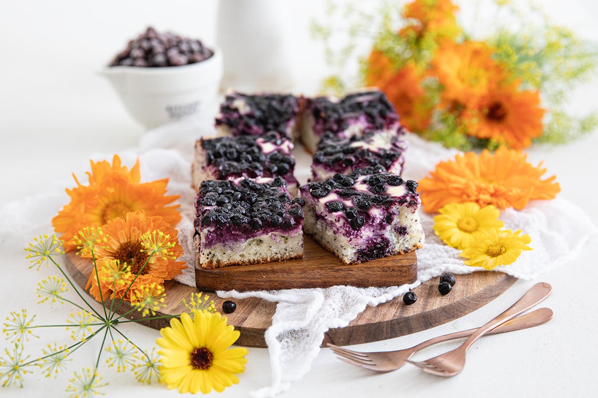 Mustikka-sitruunapiirakka