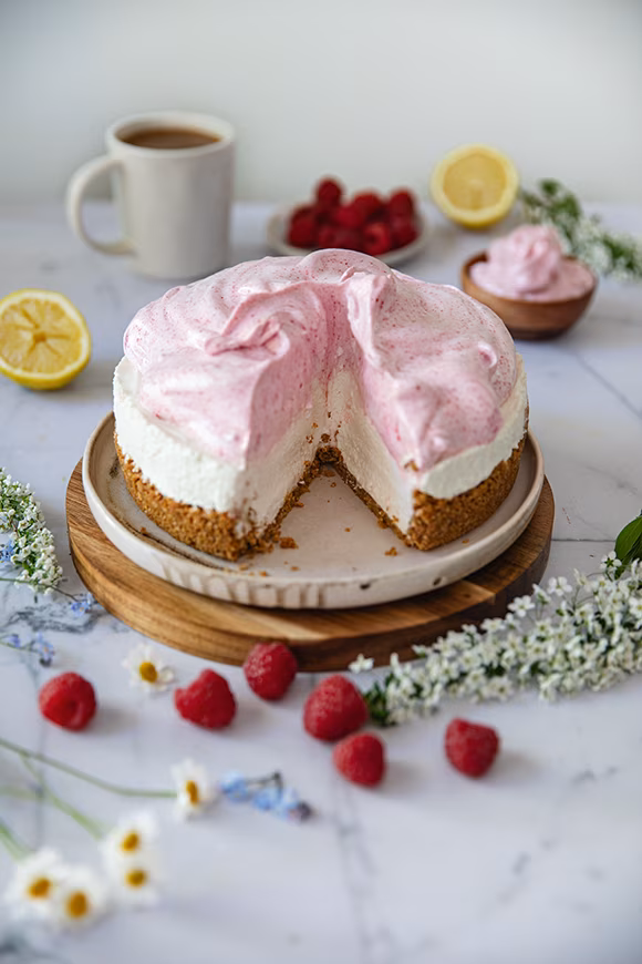 sitruuna-vadelmamarenkikakku