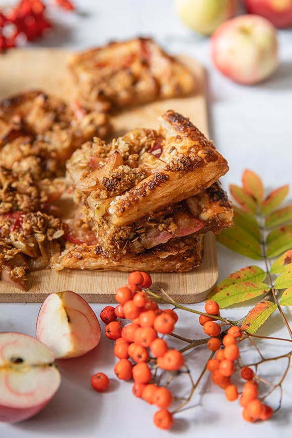 lehtevä omenapiirakka