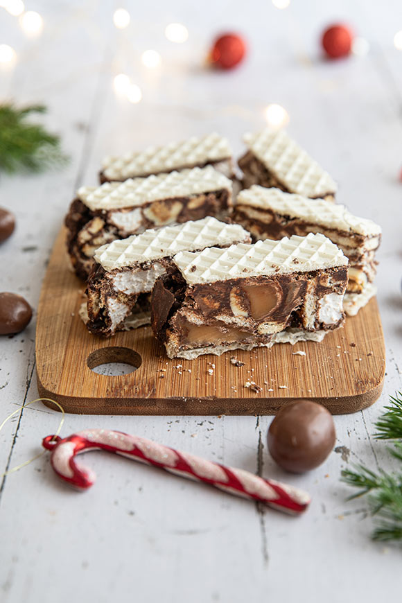 Rocky road -vohvelit