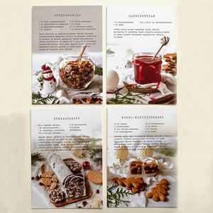 Syötävät lahjat - korttisarja 8 kpl