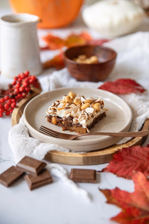 Snickersbritapiirakka