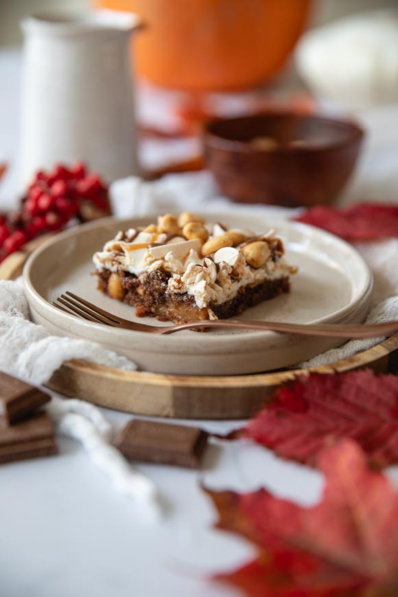 Snickersbritapiirakka