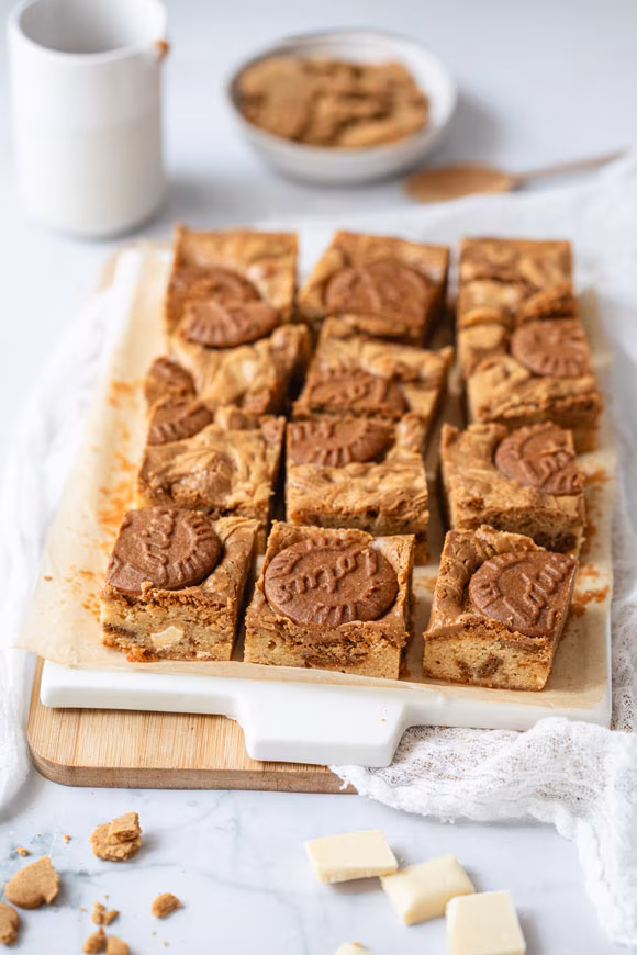 Biscoff-blondie