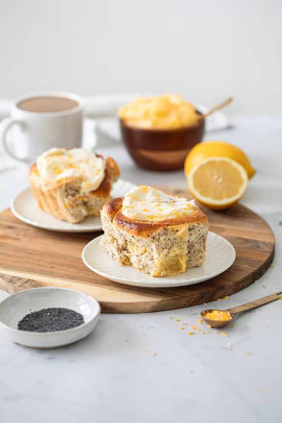 Sitruuna-unikonsiemenpulla